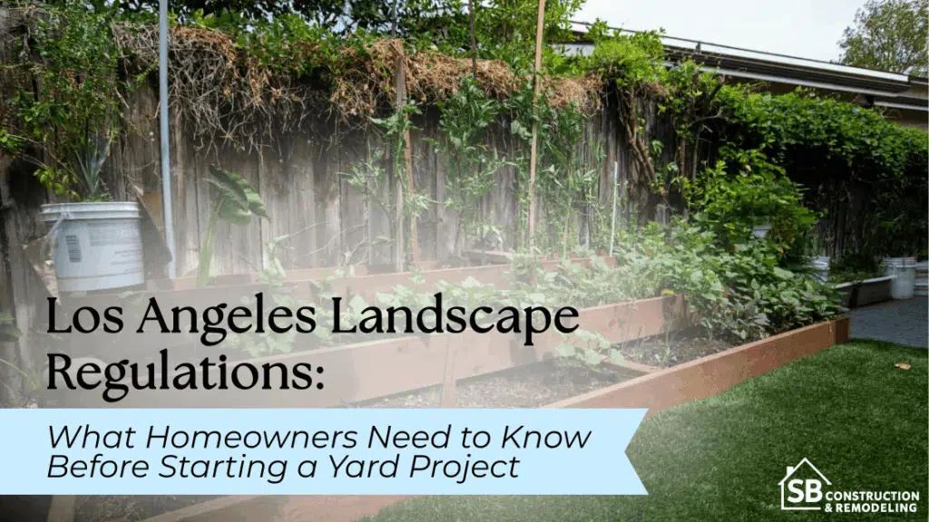 Garden compliant with Los Angeles landscape regulations