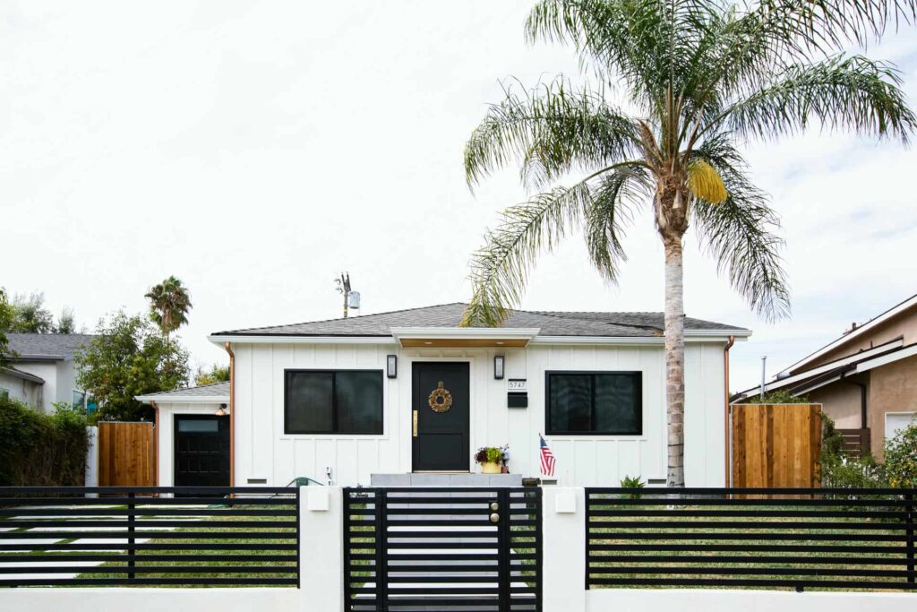 Completed home remodeling project in Los Angeles