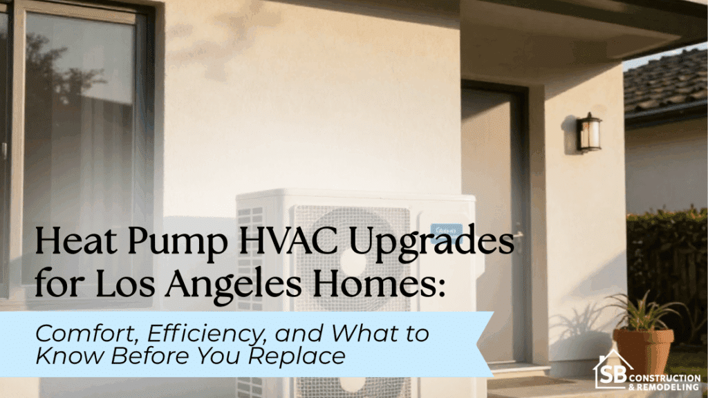 Heat pump HVAC upgrades for Los Angeles homes